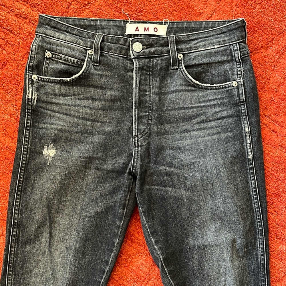 Amo Babe jeans in rascal “vintage black”